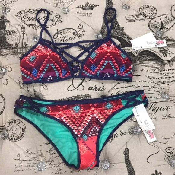 Bikini Lab Junior's Girls 2 Piece Swimsuit - Picture 3 of 8